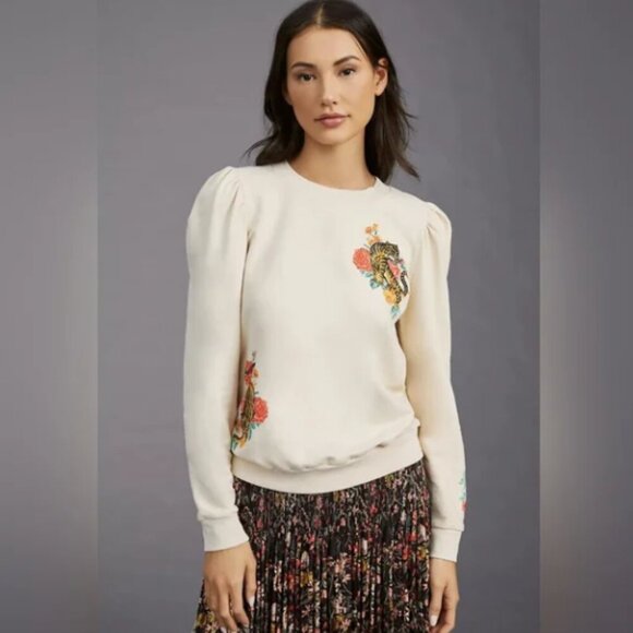 Anthropologie Back When Tiger Sweatshirt Size XXS - Picture 1 of 5